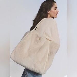 Victoria's Secret Faux Fur Tote Bag